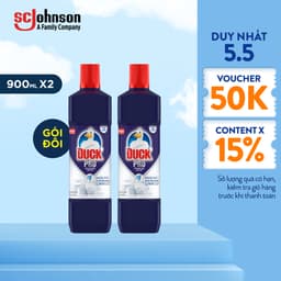 Thumbnail DUCK Combo 2 Tẩy Rửa Nhà Tắm Siêu Tẩy Pro 900ml/Chai 1