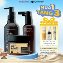 Thumbnail Bộ sản phẩm dầu gội thảo dược+ xịt bưởi kích mọc+ kem ủ tóc tráng gương combo 5 vyvyhaircare V 645ml / 680ml 1