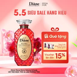Thumbnail Dầu gội đầu làm phồng tóc hỗ trợ mọc tóc dưỡng tóc phục hồi Moist Diane Extra Volume & Scalp 450ml 1