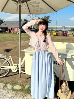 Thumbnail Áo khoác cardigan thun ren GAGO nữ dáng croptop, áo khoác nữ nhẹ mùa hè phong cách dạo phố tiểu thư GA4767 1
