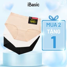 Thumbnail Pack 3 combo quần lót su nữ lưng cao không đường may không lộ viền iBasic PA3V189 1