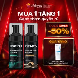 Thumbnail Bọt vệ sinh nam sữa tắm gội toàn thân cho nam giới 3in1 Orimen lưu hương quyến rũ mạnh mẽ 1