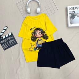 Thumbnail Đồ bộ nữ mùa hè in hình cô gái HOT TREND 2025 có size 15-65kg - Set đồ nữ LOZA BP355-SB355 1