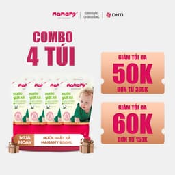 Thumbnail -Nước giặt xả cho bé, nguồn gốc tự nhiên Mamamy túi 800ml an toàn, tiện lợi túi có vòi phiên bản mới 1