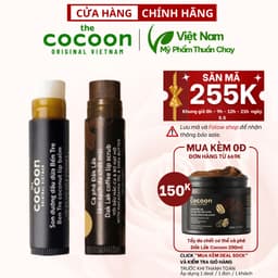 Thumbnail Combo son tẩy da chết môi Cà phê đắk lắk cocoon5g + son dưỡng môi dầu dừa bến tre cocoon5g 1