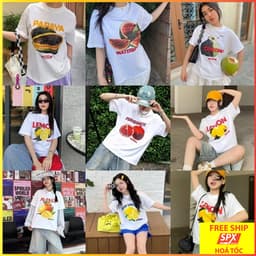 Thumbnail Áo phông nữ girl phố Gạo House cute, áo thun cộc tay chất cotton 100% 4 chiều, áo phông MAT38 1