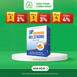 Thumbnail Bù Điện Giải Welstrong Ích Nhân Giúp Bổ Sung Ion, Nước Và Khoáng Giảm Mệt Mỏi Hộp 5 Gói 1