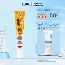 Thumbnail Kem nghệ Oriss giảm mụn và thâm không gây vàng da dành cho da dầu mụn tuýp 20gr 1