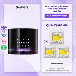 Thumbnail Kem Cấp Nước Nuôi Dưỡng Làn Da Dành Cho Da Dầu Và Da Nhạy Cảm Neogen Dermalogy Black Energy Cream 80ml 1