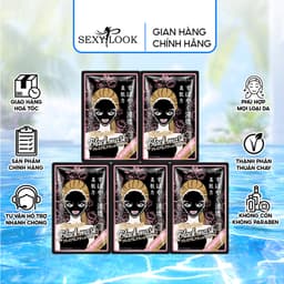 Thumbnail Mặt Nạ Đen Ngọc Trai SEXYLOOK Dưỡng Trắng Chuyên Sâu (5 miếng x 28ml) 1