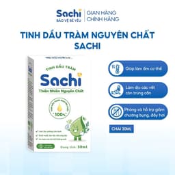 Thumbnail Tinh Dầu Tràm Nguyên Chất Sachi Giúp Làm Ấm Cơ Thể, Giảm Chướng Bụng, Đầy Hơi, An Toàn Cho Trẻ 30ml 4