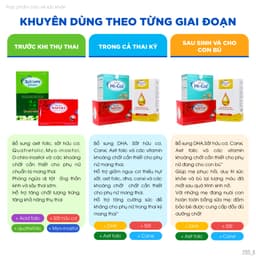 Thumbnail Trọn bộ 3 hộp sắt canxi DHA vitamin cho bà bầu Avisure 60 viên 1