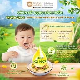 Thumbnail Combo Tiết Kiệm Sunday Natural Vitamin D3K2 Thuần Chay 100%, Cho hai bé hoặc Dùng Lâu Dài, 2 chai 4