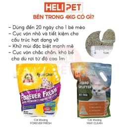 Thumbnail Cát Mèo Max Clean, Cát Khoáng Vệ Sinh Cho Mèo Cao Cấp Siêu Khử Mùi, Siêu Ít Bụi, Siêu Vón 4