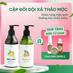 Thumbnail Bộ Dầu Gội Xả Thảo Mộc Mộc An Giảm Gãy Rụng, Nuôi Dưỡng Mái Tóc Chắc Khoẻ 1