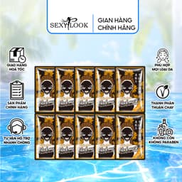 Thumbnail Combo 10 Mặt Nạ Đen Hoa Cúc Se Khít Lỗ Chân Lông SEXYLOOK (10 miếng x 28ml) 1