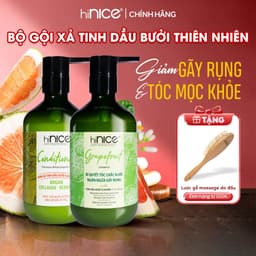 Thumbnail Cặp Dầu Gội Xả Bưởi Hỗ Trợ Mọc Tóc, Giảm Gãy Rụng Và Chẻ Ngọn hiNICE Grapefruit 1