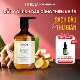Thumbnail Dầu Gội Tinh Dầu Gừng Thiên Nhiên hiNICE Ginger Shampoo Hỗ Trợ Giữ Ẩm, Sạch Gàu Da Đầu 1