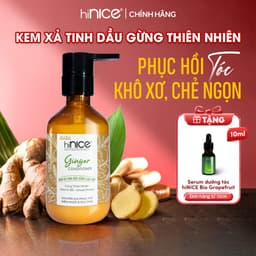 Thumbnail Kem Xả Tinh Dầu Gừng Thiên Nhiên hiNICE Ginger Conditioner Hỗ Trợ Phục Hồi Tóc Khô Xơ, Chẻ Ngọn 1