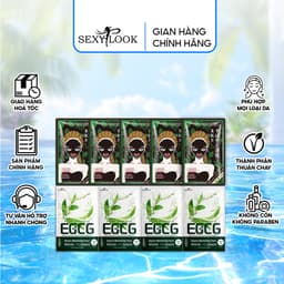 Thumbnail Combo 9 Mặt Nạ Trà Xanh Mix Tràm Trà SEXYLOOK Giảm Mụn Dầu và Dưỡng Ẩm Da (9 miếng x 25ml) 1