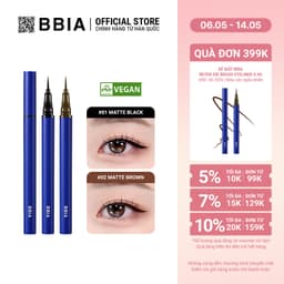 Thumbnail Kẻ Mắt Bbia Never Die Brush Eyeliner (2 màu) 0.4g Bbia Official Store 1