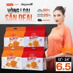 Thumbnail Combo 24 chiếc Bánh tươi Richy KARO (26g/chiếc) 1