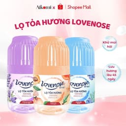 Thumbnail Lọ tỏa hương Lovenose hương thơm tự nhiên dễ chịu khử mùi sáp thơm phòng thế hệ mới 45 ngày - Dung tích 180ml 1