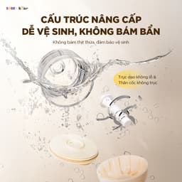 Thumbnail Máy Xay Ăn Dặm Bear 0.3L Máy Xay Thực Phẩn Cho Bé Ăn Dặm Cối Thủy Tinh Máy Xay Cháo Mini Máy Xay Thịt Ăn Dặm CH-4H02S 2