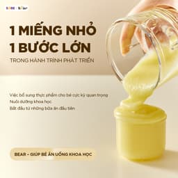 Thumbnail Máy Xay Ăn Dặm Bear 0.3L Máy Xay Thực Phẩn Cho Bé Ăn Dặm Cối Thủy Tinh Máy Xay Cháo Mini Máy Xay Thịt Ăn Dặm CH-4H02S 4