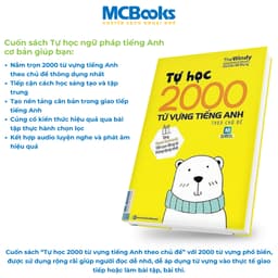 Thumbnail Combo Sách - Tự Học Ngữ Pháp tiếng Anh cơ bản + 2000 Từ Vựng - MCBooks - Khổ nhỏ cầm tay 4