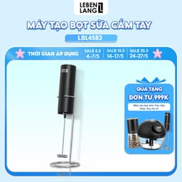 Thumbnail Máy đánh bọt cầm tay Lebenlang LBL4586, chạy bằng PIN 2A tiện lợi, công suất 10W – hàng chính hãng 1