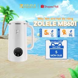 Thumbnail Máy xay sữa hạt đa năng ZOLELE nấu sữa hạt MB601 600ml - Chính hãng 1