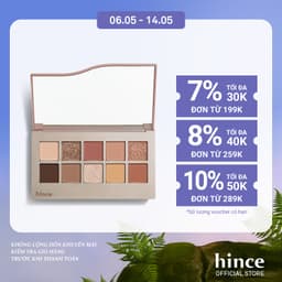 Thumbnail Bảng Phấn Mắt 10 Màu Có Nhũ hince New Depth Eyeshadow Palette 9.1g 1