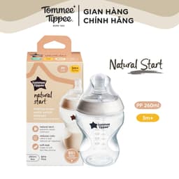 Thumbnail Bình Sữa Ty Siêu Mềm Tự Nhiên Tommee Tippee Natural Start 260ml, Núm Ty Của Bình 3-6 Tháng 1
