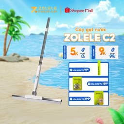 Thumbnail Cây gạt nước sàn nhà tắm ZOLELE C2 thanh gạt 50cm đầu xoay 180 - Chính Hãng 1