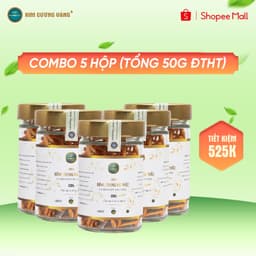Thumbnail Combo 5 Hộp Đông Trùng Hạ Thảo GOLD Kim Cương Vàng Tăng Đề Kháng Bảo Vệ Sức Khỏe combo 5 hộp/50gram 1