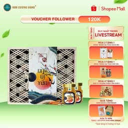 Thumbnail Yến Chưng Ngũ Vị Hạt Chia Hạt Sen Kỷ Tử Đông Trùng Hạ Thảo Kim Cương Vàng Dưỡng Da (6 Lọ/ x 70ml/Lọ) 1