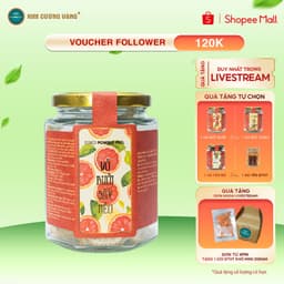 Thumbnail Vỏ Bưởi Sấy Lạnh Nguyên Chất Kim Cương Vàng Giảm Đờm Chữa Ho Khan Tiếng Tăng Đề Kháng Lọ 60 Gram 1