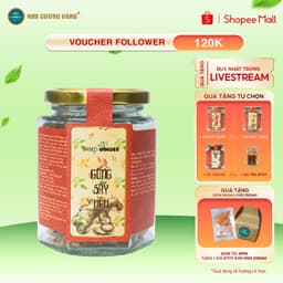 Thumbnail Mứt Gừng Dẻo Sấy Lạnh Nguyên Chất Kim Cương Vàng Lọ 100 Gram 1