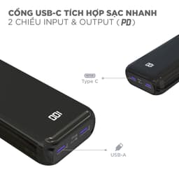 Thumbnail Pin sạc dự phòng Energizer 10.000mAh/20.000mAh/30.000mAh UE -  Hỗ Trợ Sạc Nhanh PD, Hàng Chính Hãng 2