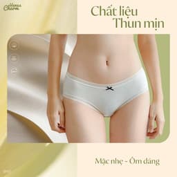Thumbnail Quần lót nữ cao cấp Venus Charm chất liệu thun lạnh ngàn lỗ thoáng nhẹ mát nhanh khô kháng khuẩn8917 3