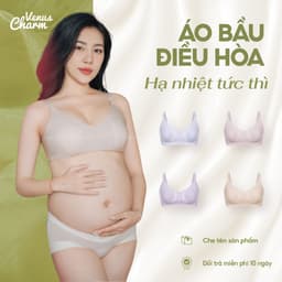 Thumbnail Áo lót bầu mặt nạ điều hòa lành tính tạm biệt nóng bí chống chảy xệ và cho con bú Venus Charm W127 1