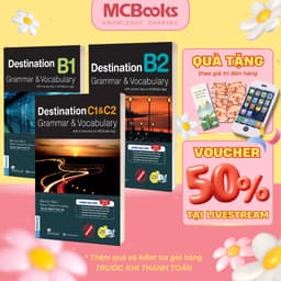 Thumbnail Sách - Trọn Bộ Giáo Trình Tiếng Anh Destination Grammar & Vocabulary B1, B2, C1&C2 - MCBooks 1