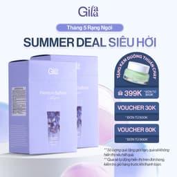 Thumbnail Combo 2 Hộp bột uống Collagen Gilaa Cao Cấp Kết Hợp Saffron (120 gói x 2g) 1