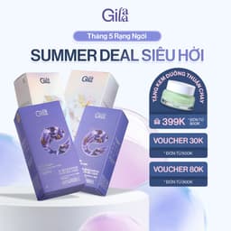 Thumbnail Combo 4 Hộp Nước Uống Collagen Gilaa Siêu Phân Tử 300da Trẻ Hóa (20g X 60 Gói) 1
