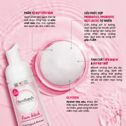 Thumbnail Bọt vệ sinh phụ nữ cao cấp Femfresh - Giúp Dưỡng Ẩm, chống viêm, ngăn ngừa nấm ngứa- 150ml 4