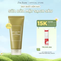 Thumbnail Sữa rửa mặt sạch sâu, dịu nhẹ cho da dầu, da mụn, da nhạy cảm I'm from Mugwort Gel Cleanser 150ml 1