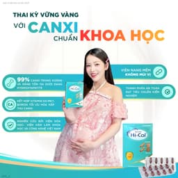 Thumbnail Canxi cho bà bầu Avisure Hical canxi hữu cơ cho bà bầu và sau sinh 2