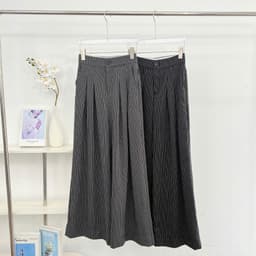 Thumbnail Quần Ống Rộng 𝐂𝐂𝐇𝐀𝐓 Dáng Suông 2 Ly Kẻ Basic Chất Liệu Tuytsi Cao Cấp 15QDS7001ST 2