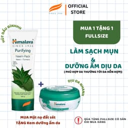 Thumbnail Mặt nạ đất sét neem Himalaya Neem Face Pack 100ml TẶNG Kem dưỡng ẩm 50g 1